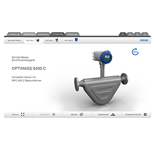 OPTIMASS WebApp preview