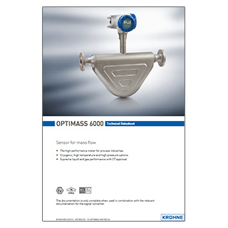 optimass 6000 technical datasheet preview